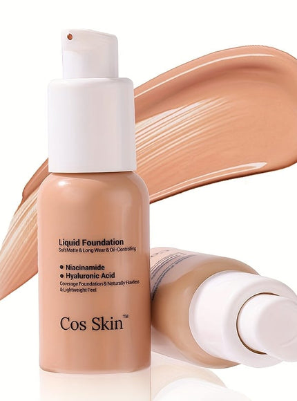 jkthpu-45 KissIcon Full Coverage Waterproof Foundation - Matte Finish