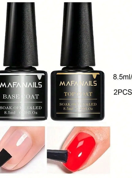 KissICON KissIcon Gel Base Top Coat Set 8.5ml -