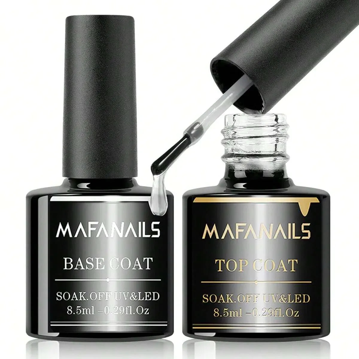 KissICON KissIcon Gel Base Top Coat Set 8.5ml -