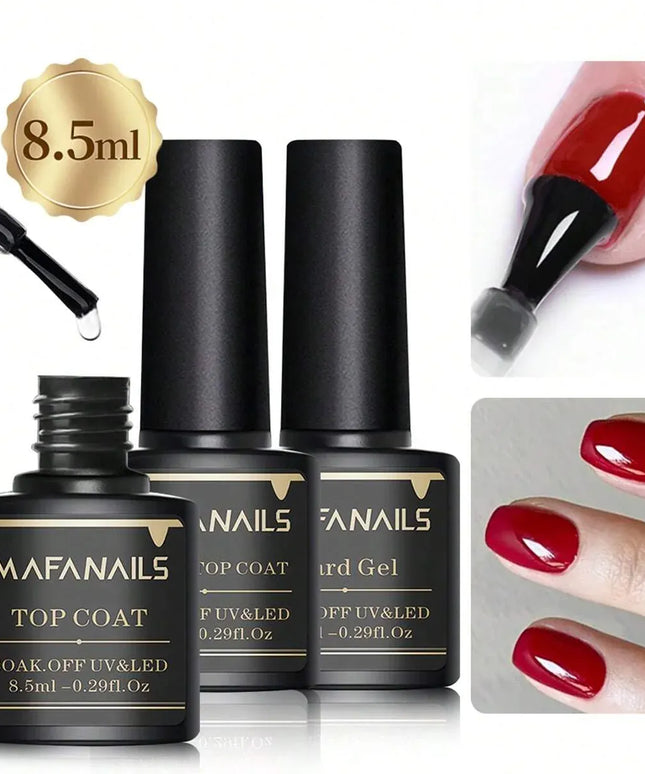 KissICON KissIcon Gel Base Top Coat Set 8.5ml -
