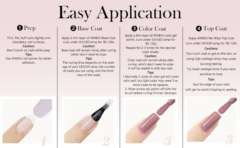 KissICON KissIcon Gel Nail Art Set Soak Off Base