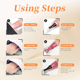 KissICON KissIcon Gel Nail Art Set Soak Off Base