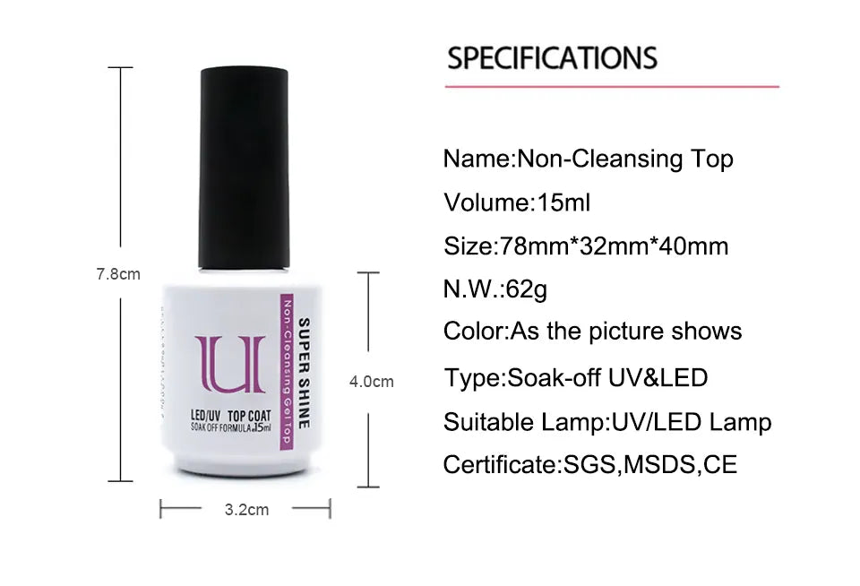 KissICON KissIcon Gel Polish Set Base Coat For Nails