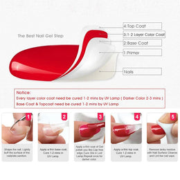 KissICON KissIcon Gel Polish Set Base Coat For Nails