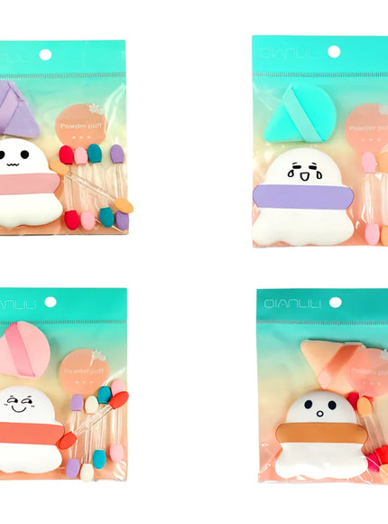 KissICON KissIcon Ghost Sponge And Eyeshadow Set-3-5 Finger Sponges