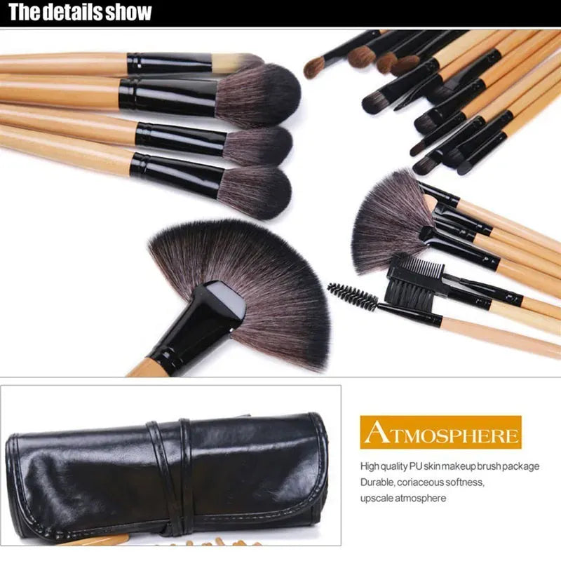 KissICON KissIcon Gift Bag Of 24 Makeup Brushes Set