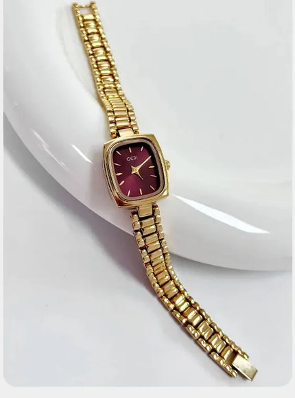 KissICON KissIcon Gold Womens Watch Waterproof Quartz - Durable