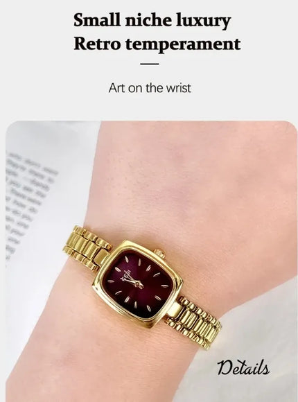 KissICON KissIcon Gold Womens Watch Waterproof Quartz - Durable