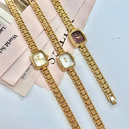 KissICON KissIcon Gold Womens Watch Waterproof Quartz - Durable