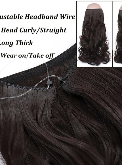 KissICON Kissicon Hair Extensions Hidden Wire Secure