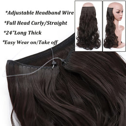 KissICON Kissicon Hair Extensions Hidden Wire Secure