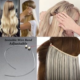 KissICON Kissicon Hair Extensions Hidden Wire Secure