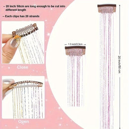 KissICON KissIcon Hair Tinsel Clip In Extensions - Heat