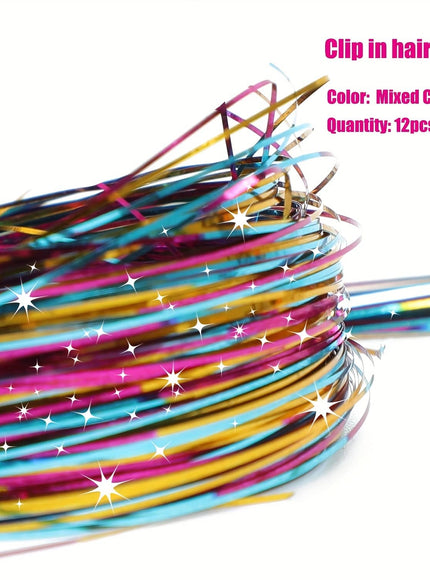 KissICON KissIcon Hair Tinsel Clip In Extensions - Heat