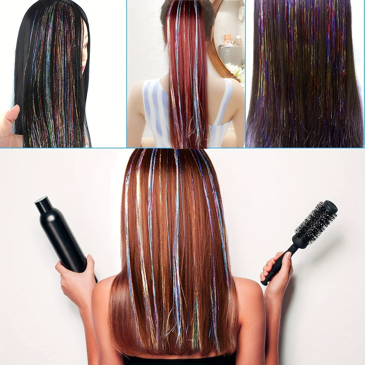 KissICON Kissicon Hair Tinsel Kit Heat Resistant