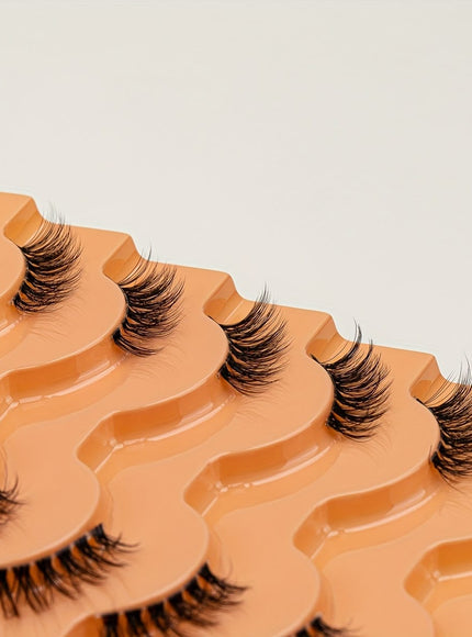 KissICON KissIcon Half Eye Lashes 14 Pairs Slender Fluffy