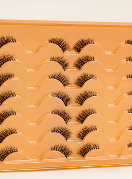 KissICON KissIcon Half Eye Lashes 14 Pairs Slender Fluffy