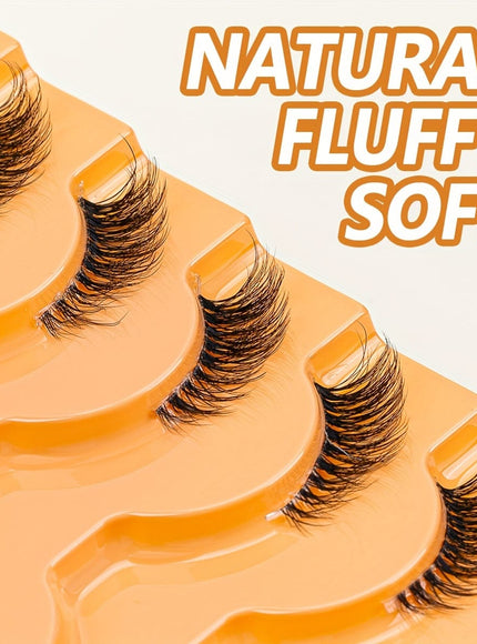 KissICON KissIcon Half Eye Lashes 14 Pairs Slender Fluffy