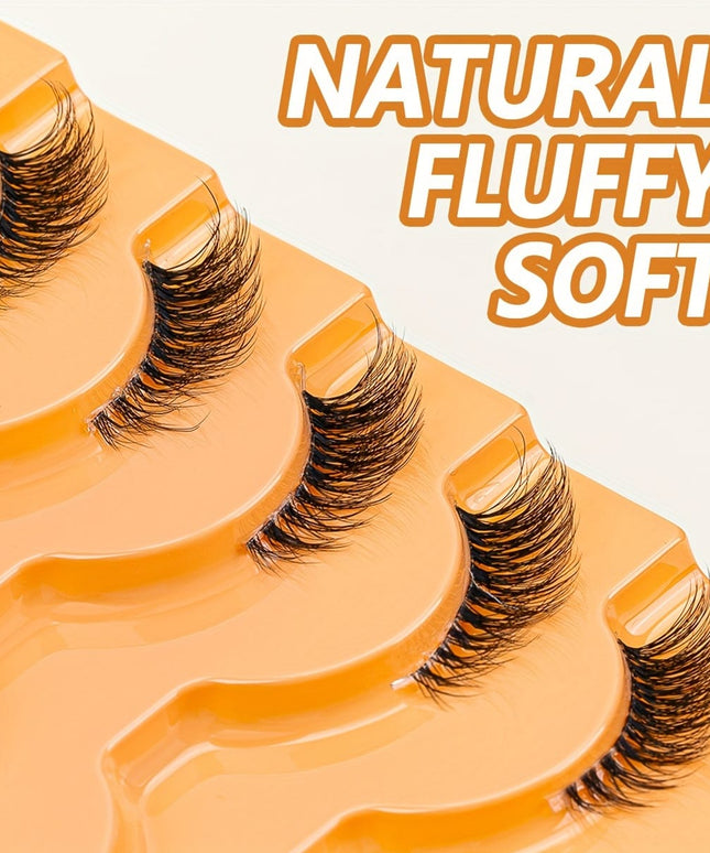 KissICON KissIcon Half Eye Lashes 14 Pairs Slender Fluffy