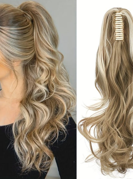 KissICON KissIcon Halloween Claw Clip Ponytail Extension Long Wavy