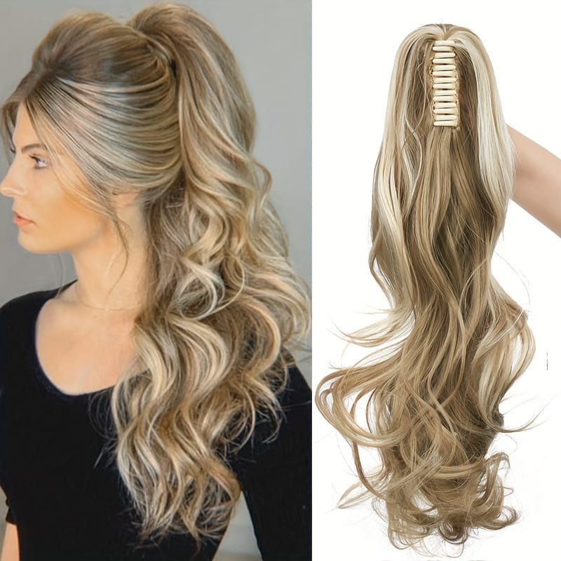 KissICON KissIcon Halloween Claw Clip Ponytail Extension Long Wavy