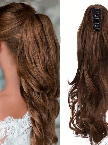 KissICON KissIcon Halloween Claw Clip Ponytail Extension Long Wavy