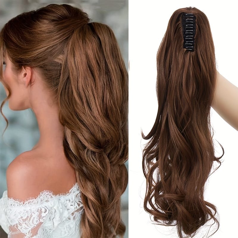 KissICON KissIcon Halloween Claw Clip Ponytail Extension Long Wavy