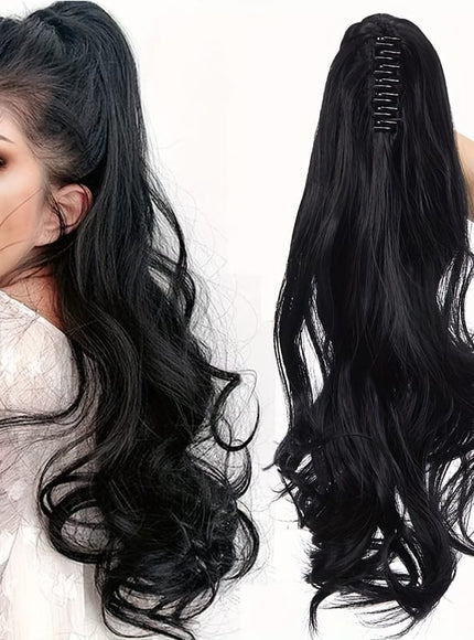 KissICON KissIcon Halloween Claw Clip Ponytail Extension Long Wavy