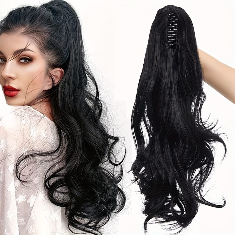 KissICON KissIcon Halloween Claw Clip Ponytail Extension Long Wavy