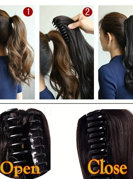KissICON KissIcon Halloween Claw Clip Ponytail Extension Long Wavy
