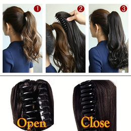 KissICON KissIcon Halloween Claw Clip Ponytail Extension Long Wavy