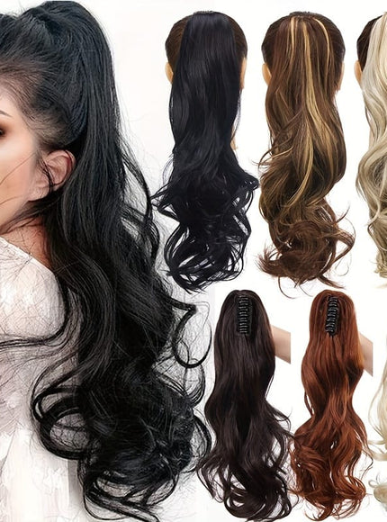 KissICON KissIcon Halloween Claw Clip Ponytail Extension Long Wavy