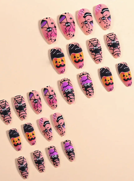 KissICON KissIcon Halloween Ghost Pumpkin Spider False Nails -
