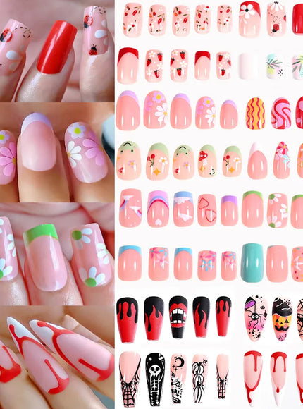 KissICON KissIcon Halloween Ghost Pumpkin Spider False Nails -