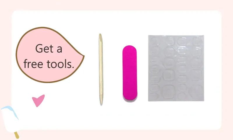 KissICON KissIcon Handmade False Nails Press On Acrylic -