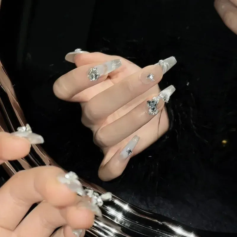 KissICON KissIcon Handmade Press On Nails - Nude Square