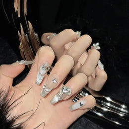 KissICON KissIcon Handmade Press On Nails - Nude Square