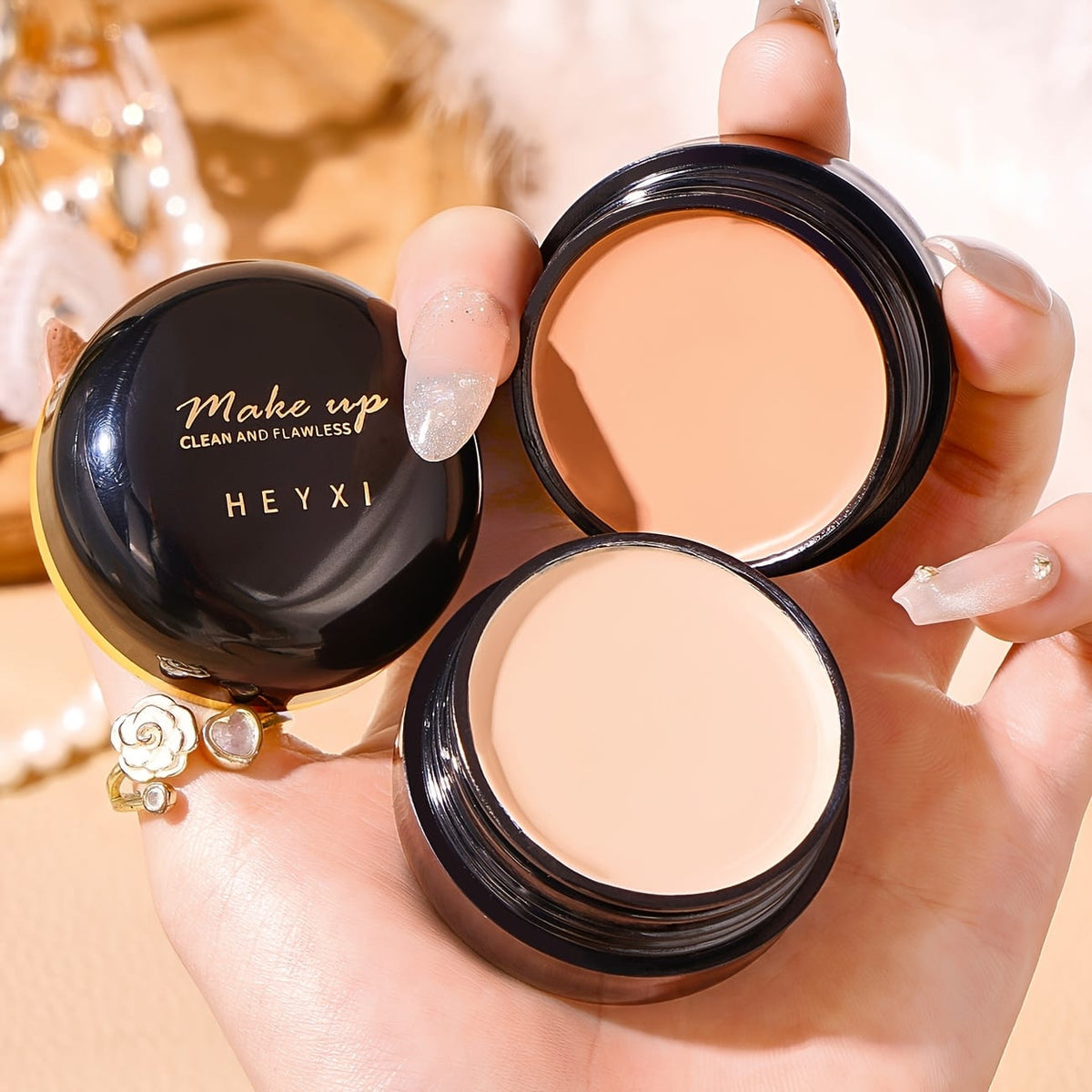 jkthpu-45 KissIcon Heyxi Full Coverage Concealer - Waterproof Matte