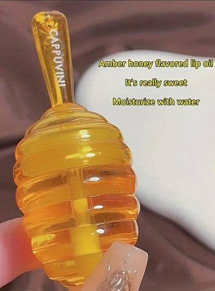 KissICON KissIcon Honey Jar Lip Oil Peach Flavor -