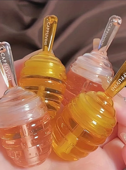 KissICON KissIcon Honey Jar Lip Oil Peach Flavor -