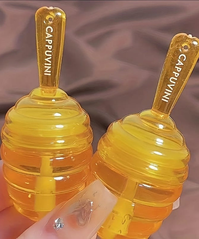KissICON KissIcon Honey Jar Lip Oil Peach Flavor -