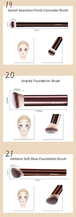 KissICON KissIcon Hourglass Retractable Makeup Brush - All In