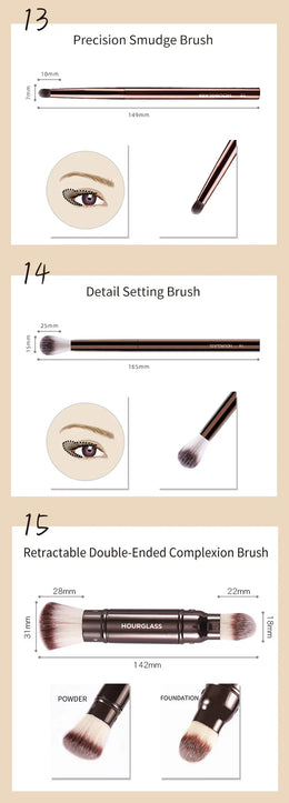 KissICON KissIcon Hourglass Retractable Makeup Brush - All In
