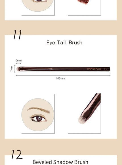 KissICON KissIcon Hourglass Retractable Makeup Brush - All In