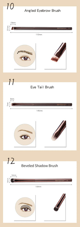 KissICON KissIcon Hourglass Retractable Makeup Brush - All In
