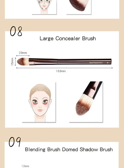 KissICON KissIcon Hourglass Retractable Makeup Brush - All In