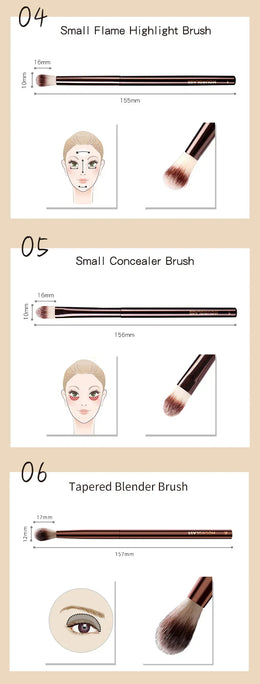 KissICON KissIcon Hourglass Retractable Makeup Brush - All In