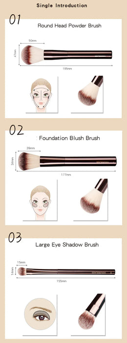 KissICON KissIcon Hourglass Retractable Makeup Brush - All In