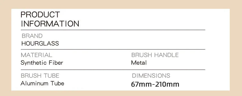 KissICON KissIcon Hourglass Retractable Makeup Brush - All In