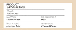 KissICON KissIcon Hourglass Retractable Makeup Brush - All In